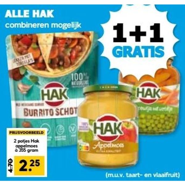 Hak groente en fruit
