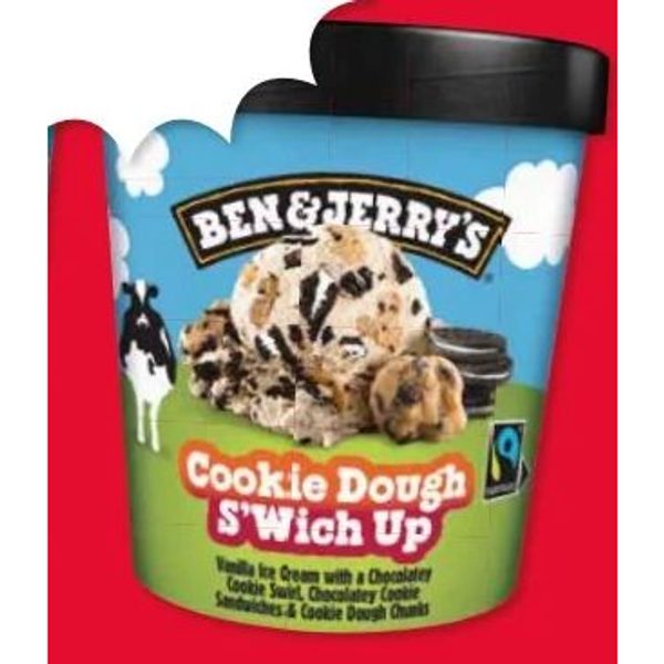 Ben & Jerry's Cookie Dough S'wich Up