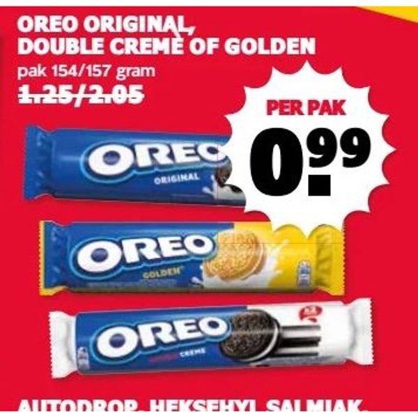 Oreo Original, Double Creme of Golden