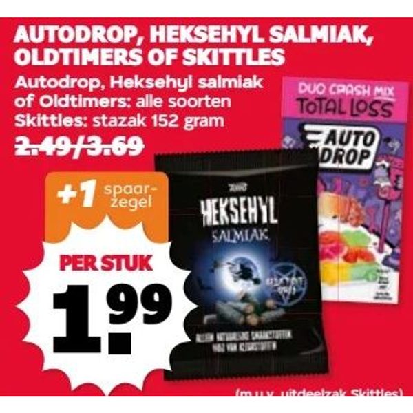 Autodrop, Heksehyl, Oldtimers of Skittles