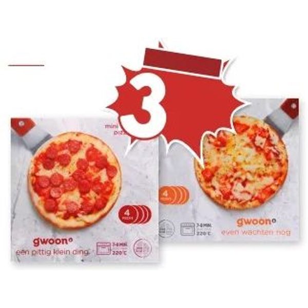 Gwoon mini pizza's