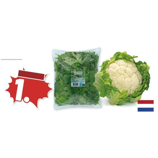 Spinazie en Bloemkool
