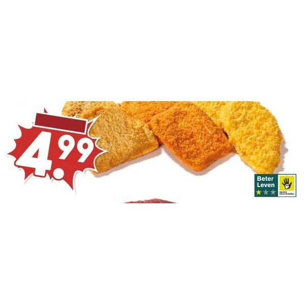 Gepaneerde schnitzels