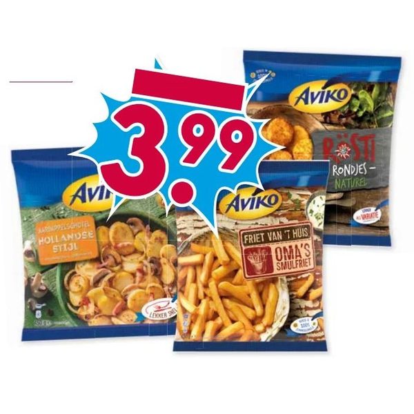 Aardappelschotels en friet