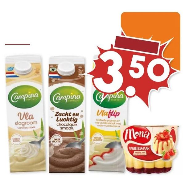 Campina vla en Mona pudding