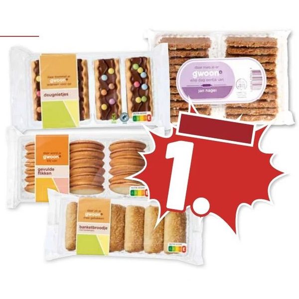 G'woon koekjes en banket