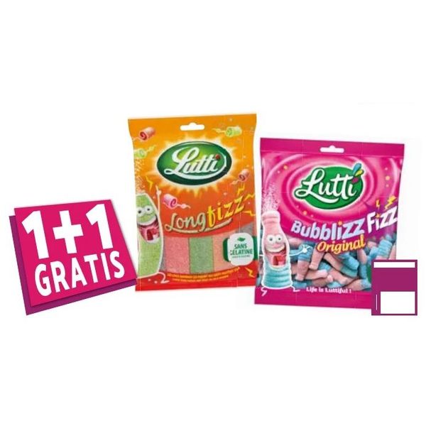 Lutti snoep (Longfizz, Bubblizz Fizz)