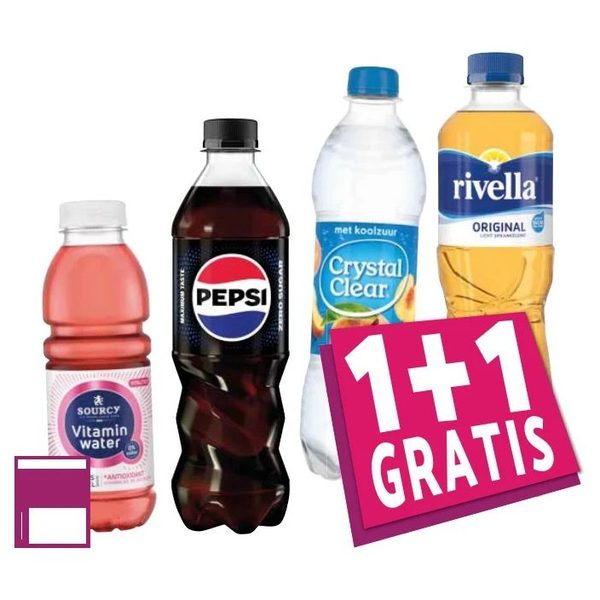 Sourcy / Pepsi / Crystal Clear / Rivella