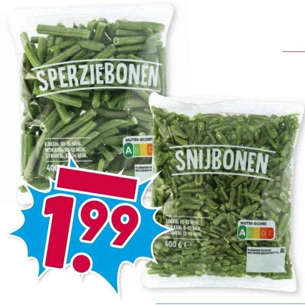 Sperziebonen en snijbonen