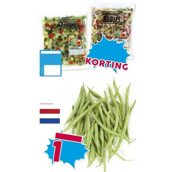 Groentemix en sperziebonen