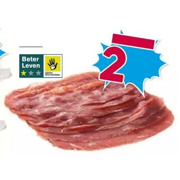 Gedroogde ham