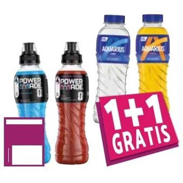 Powerade en Aquarius