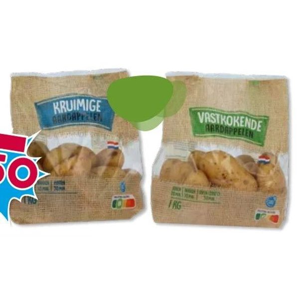 Kruimige of vastkokende aardappelen