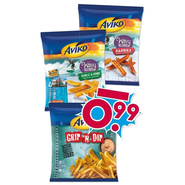 Wavy Blends & Grip 'n Dip friet