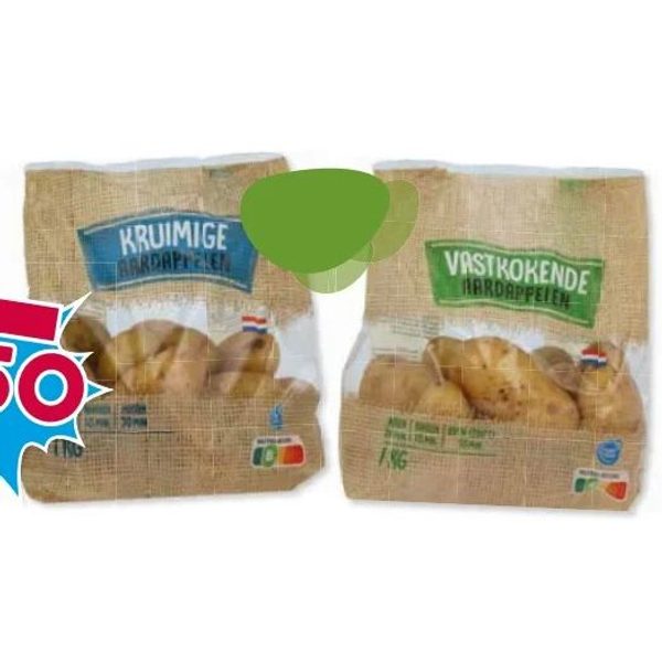 Kruimige of vastkokende aardappelen