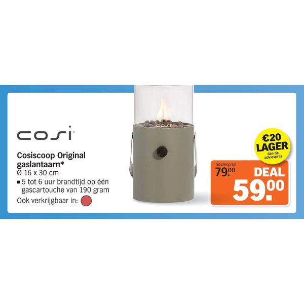Cosiscoop Original gaslantaarn