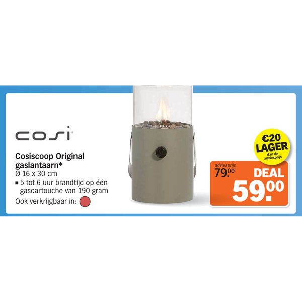 Cosiscoop Original gaslantaarn