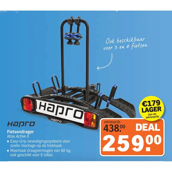 Hapro Fietsendrager Atlas Active II