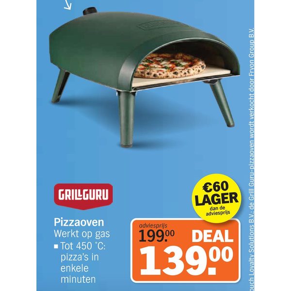 GRILL GURU Pizzaoven