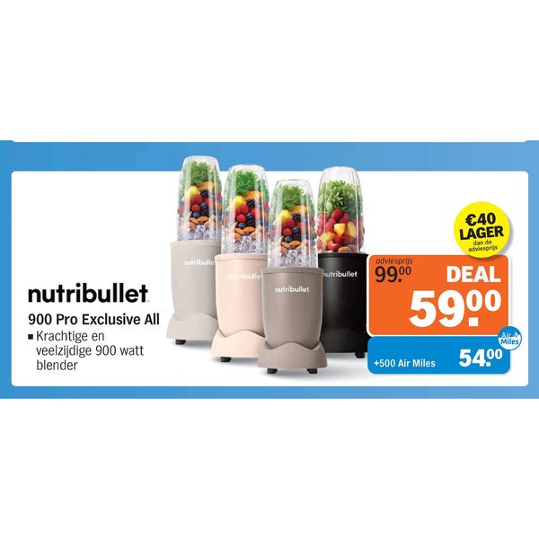 Nutribullet 900 Pro Exclusive All