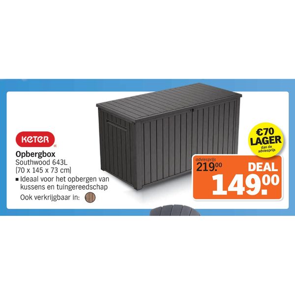 Keter Opbergbox Southwood 643L