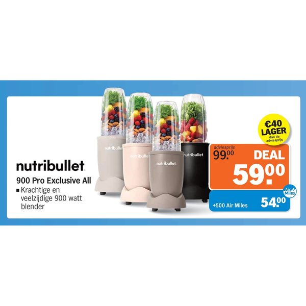 Nutribullet 900 Pro Exclusive All