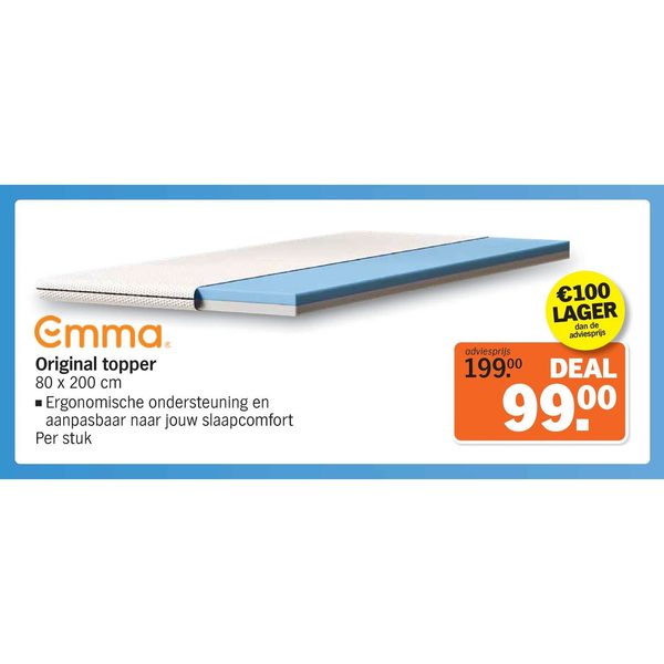 Emma Original topper