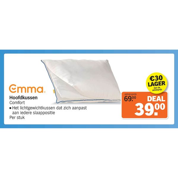 Emma Hoofdkussen Comfort