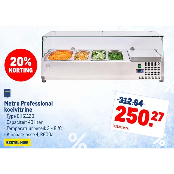 Metro Professional koelvitrine
