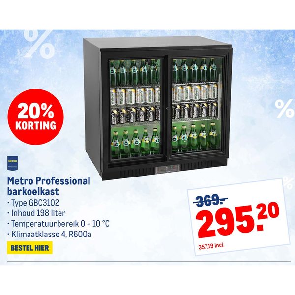 Metro Professional barkoelkast