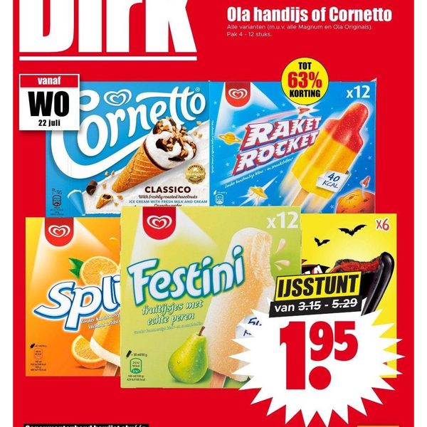 Ola handijs of Cornetto