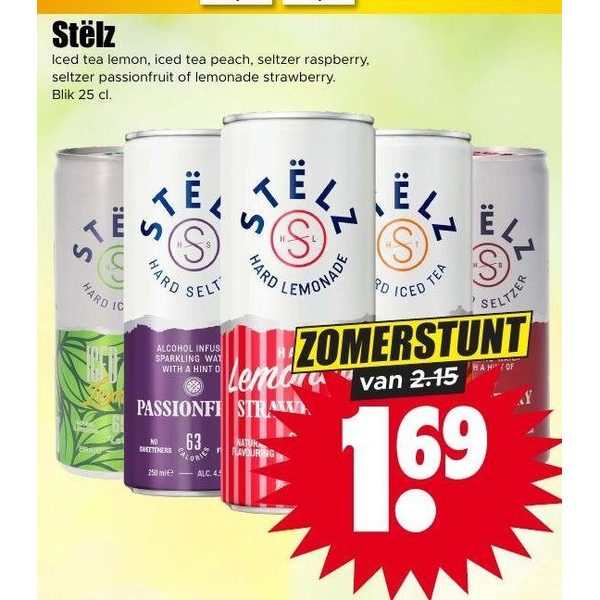 Hard seltzer of lemonade