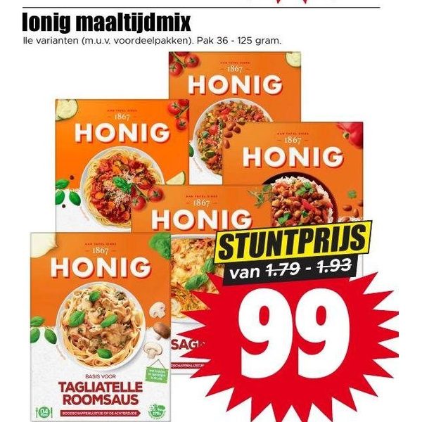 Honig maaltijdmix