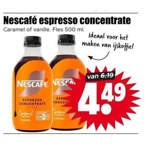 Nescafé espresso concentrate
