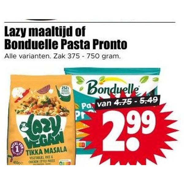 Lazy maaltijd / Bonduelle Pasta Pronto