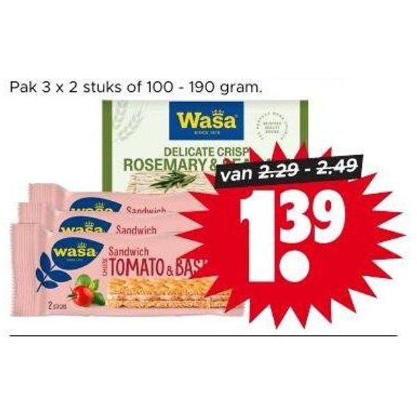Wasa Delicate Crisp / Sandwich