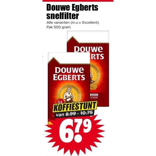 Douwe Egberts snelfilter
