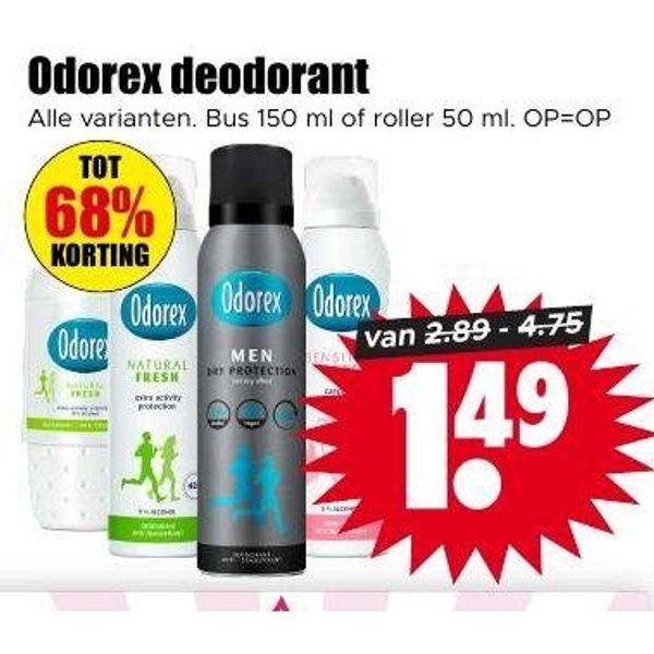 Odorex deodorant