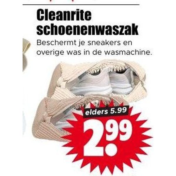 Cleanrite schoenenwaszak