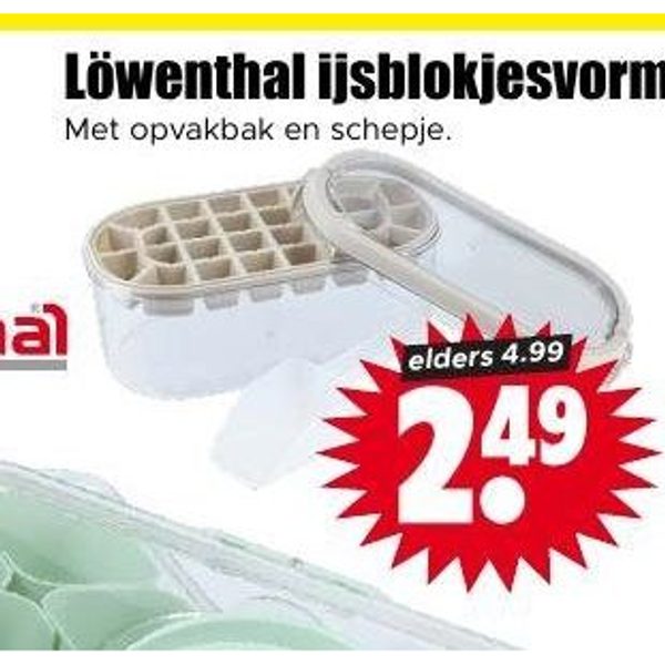 Löwenthal ijsblokjesvorm