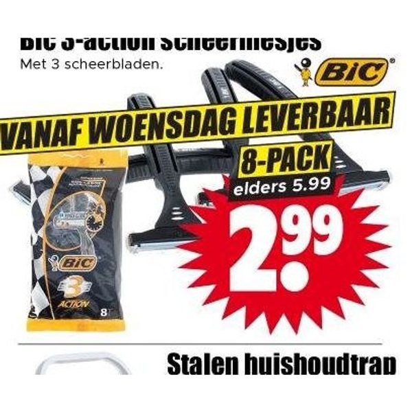 Bic 3-action scheermesjes