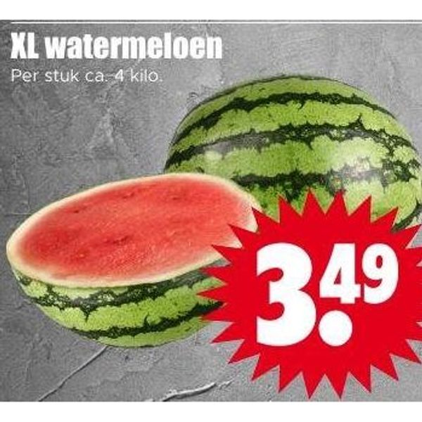 XL watermeloen
