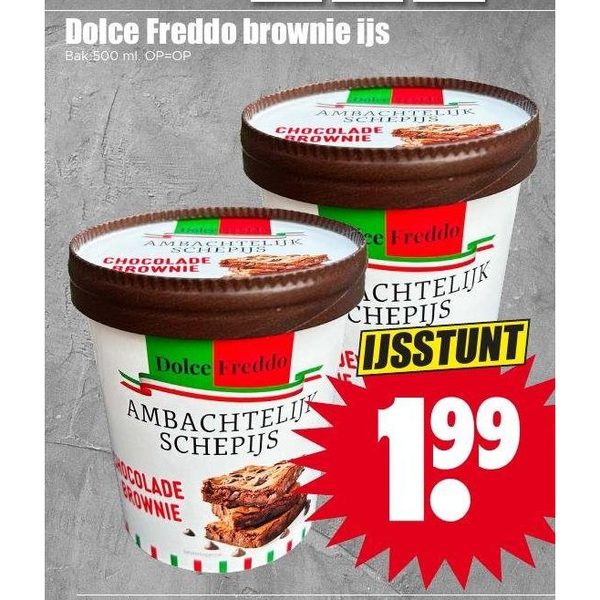 Dolce Freddo brownie ijs