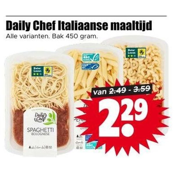 Daily Chef Italiaanse maaltijd