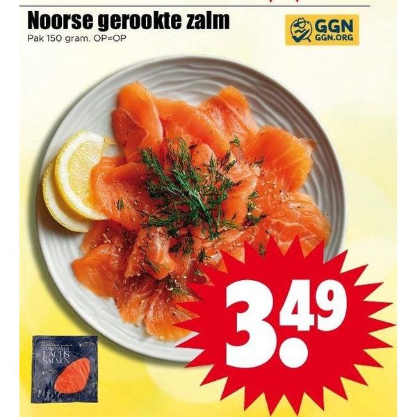 Noorse gerookte zalm