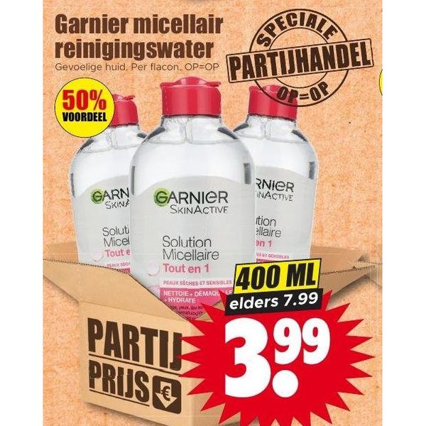 Garnier micellair reinigingswater