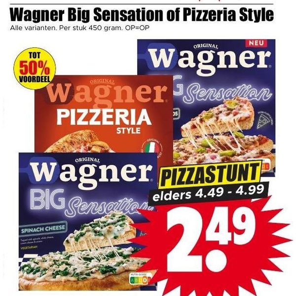 Wagner Big Sensation of Pizzeria Style