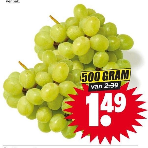 Pitloze witte druiven