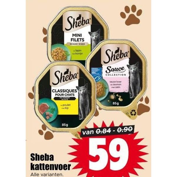 Sheba kattenvoer