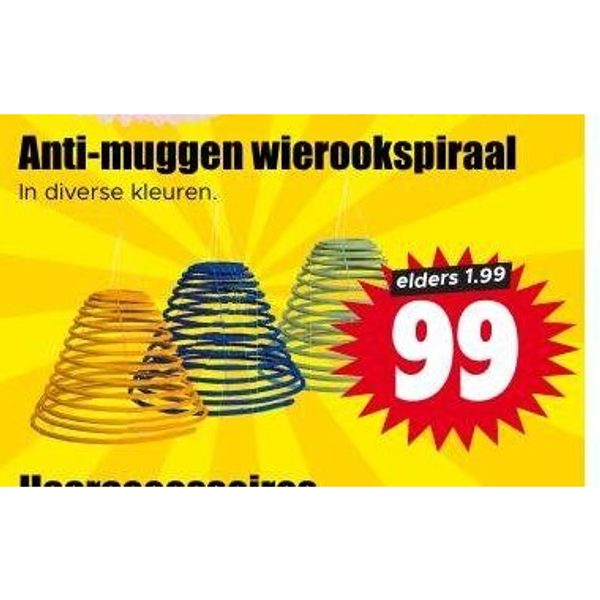Anti-muggen wierookspiraal